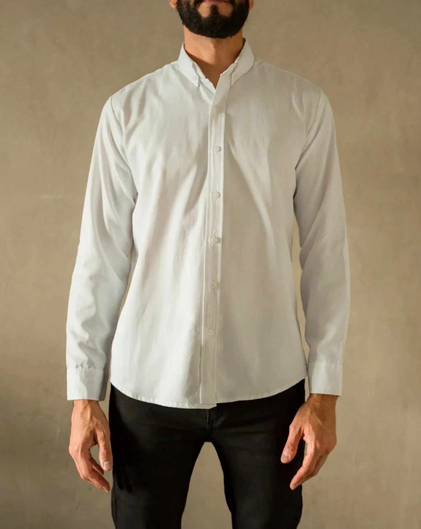 Camisa Manga Larga En Popelina Elegante y Versátil – Dotaciones Y