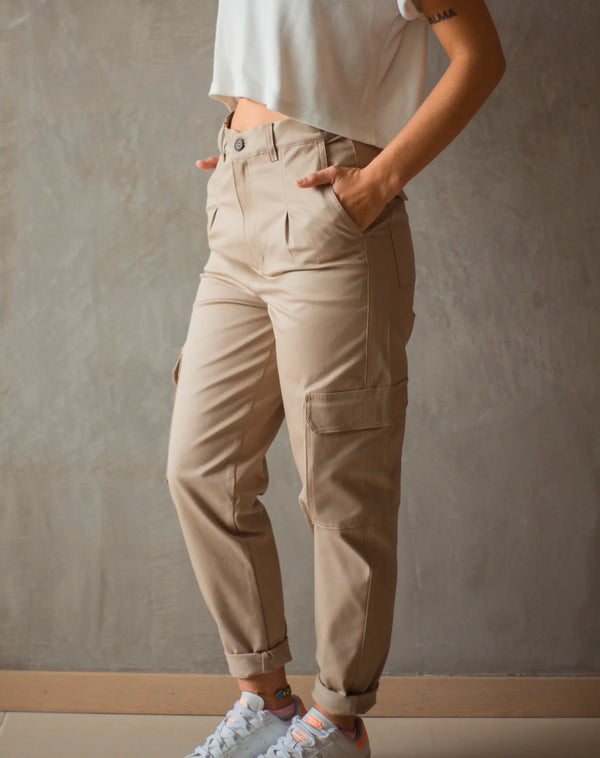 Pantalón tipo cargo Mujer Lucia