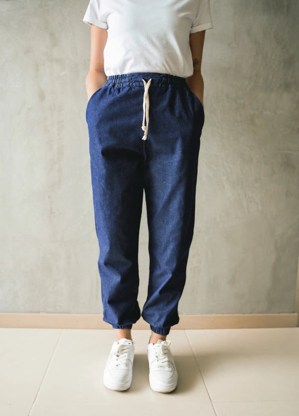 Jogger en jean unisex Índigo